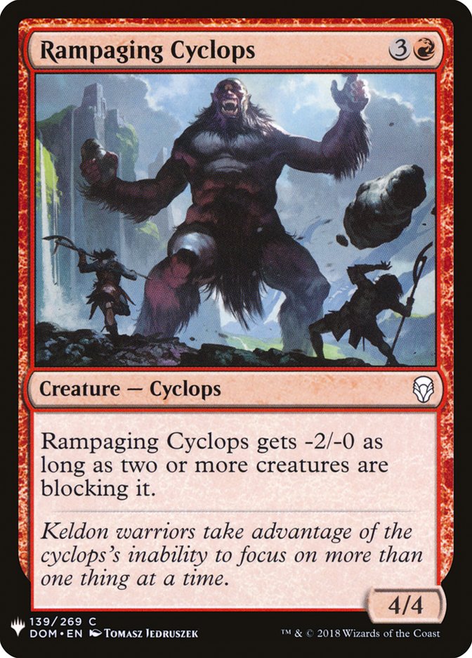 Rampaging Cyclops [Mystery Booster] | Rook's Games and More