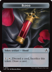 Zombie (0010) // Blood Double-Sided Token [Innistrad Remastered Tokens] | Rook's Games and More