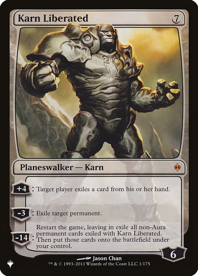 Karn Liberated [The List] | Rook's Games and More