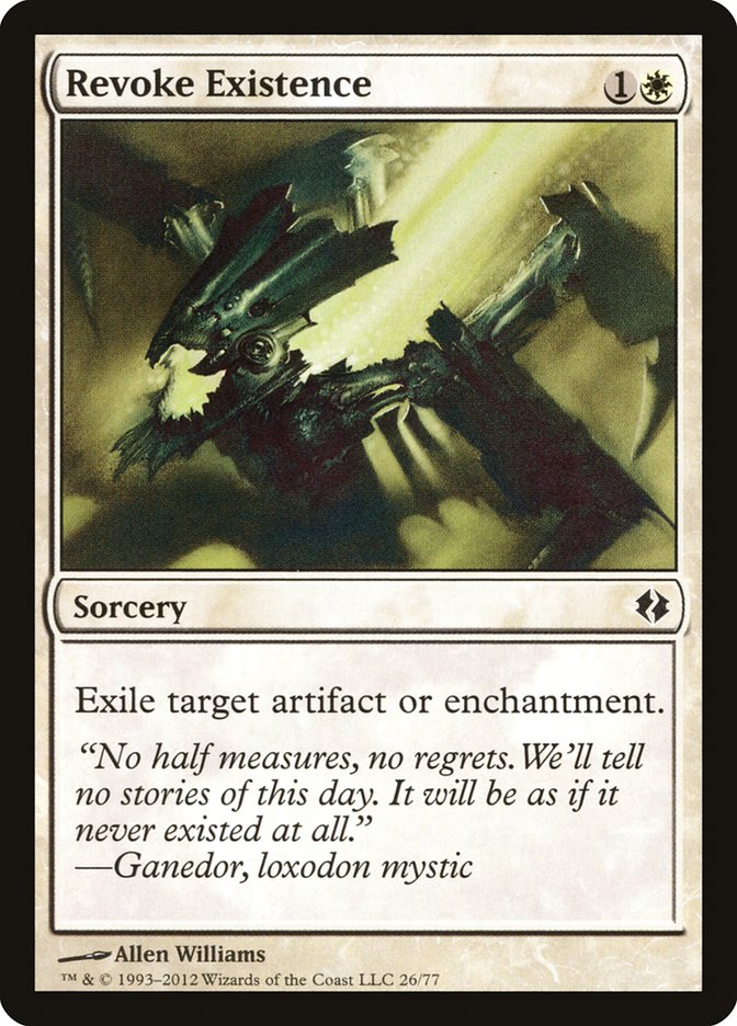 Revoke Existence [Duel Decks: Venser vs. Koth] | Rook's Games and More