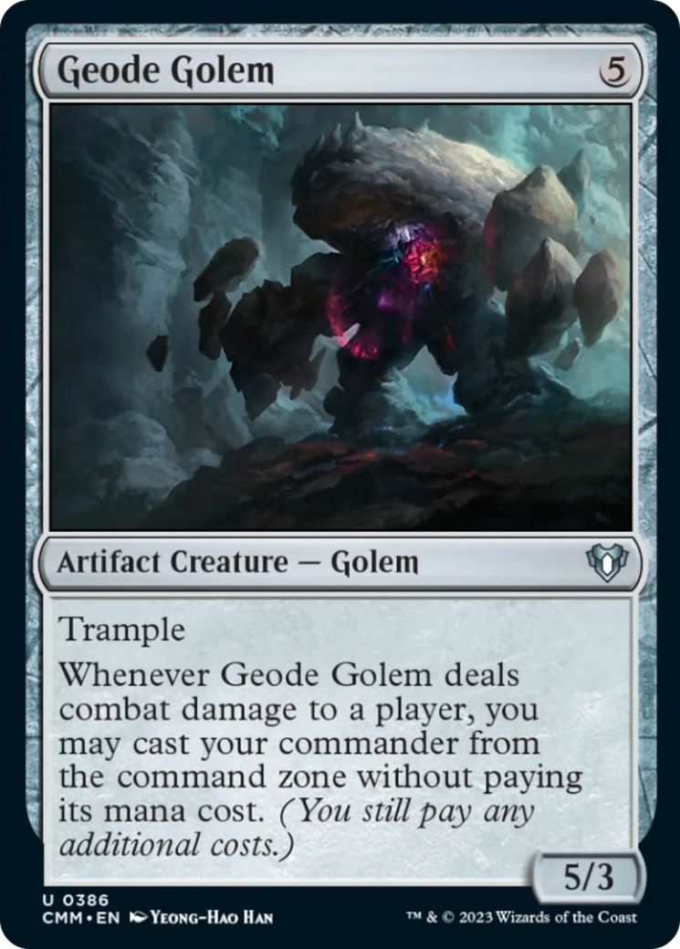Geode Golem [Commander Masters] | Rook's Games and More