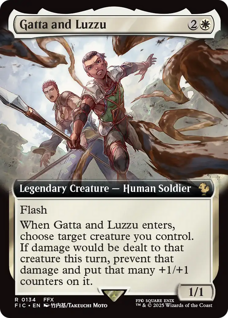 Gatta and Luzzu (Extended Art) [FINAL FANTASY Commander] | Rook's Games and More