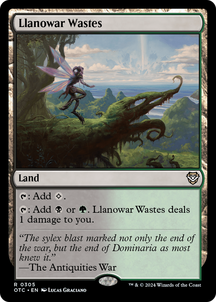 Llanowar Wastes [Outlaws of Thunder Junction Commander] | Rook's Games and More