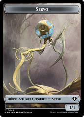 Servo // Elf Druid Double-Sided Token [Commander Masters Tokens] | Rook's Games and More