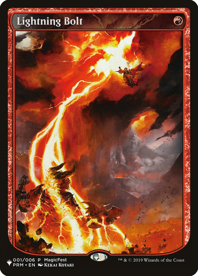 Lightning Bolt (001/006) [The List] | Rook's Games and More