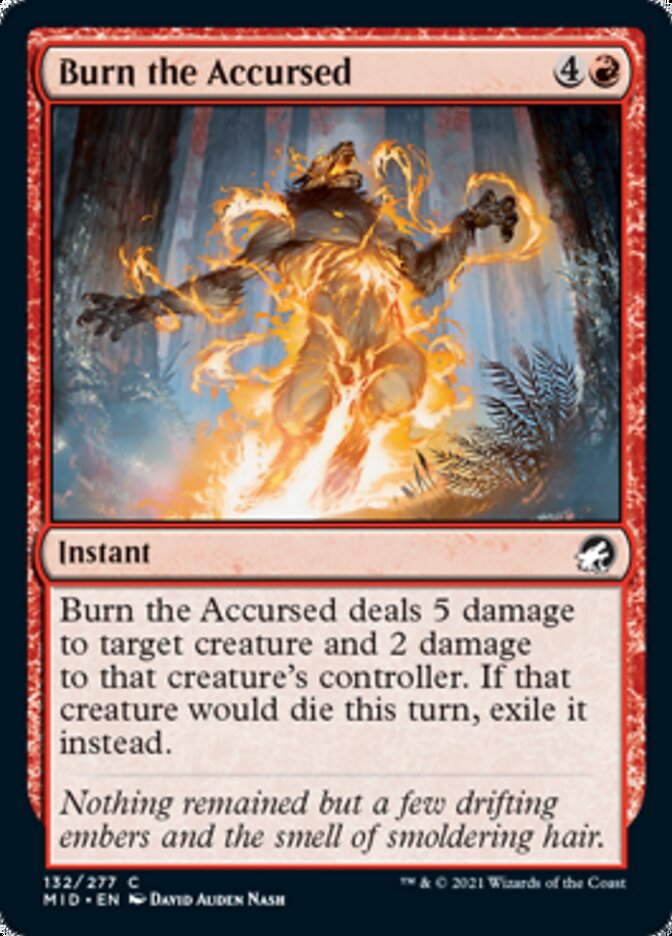 Burn the Accursed [Innistrad: Midnight Hunt] | Rook's Games and More