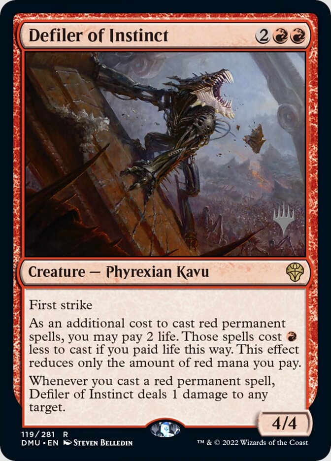 Defiler of Instinct (Promo Pack) [Dominaria United Promos] | Rook's Games and More