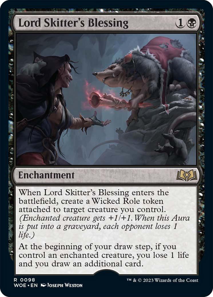 Lord Skitter's Blessing [Wilds of Eldraine] | Rook's Games and More