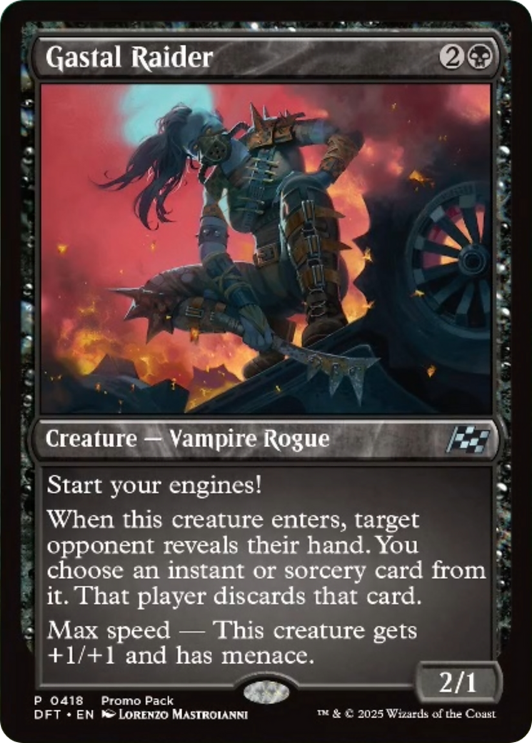 Gastal Raider (Promo Pack) [Aetherdrift Promos] | Rook's Games and More