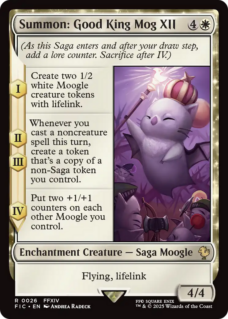 Summon: Good King Mog XII [FINAL FANTASY Commander] | Rook's Games and More