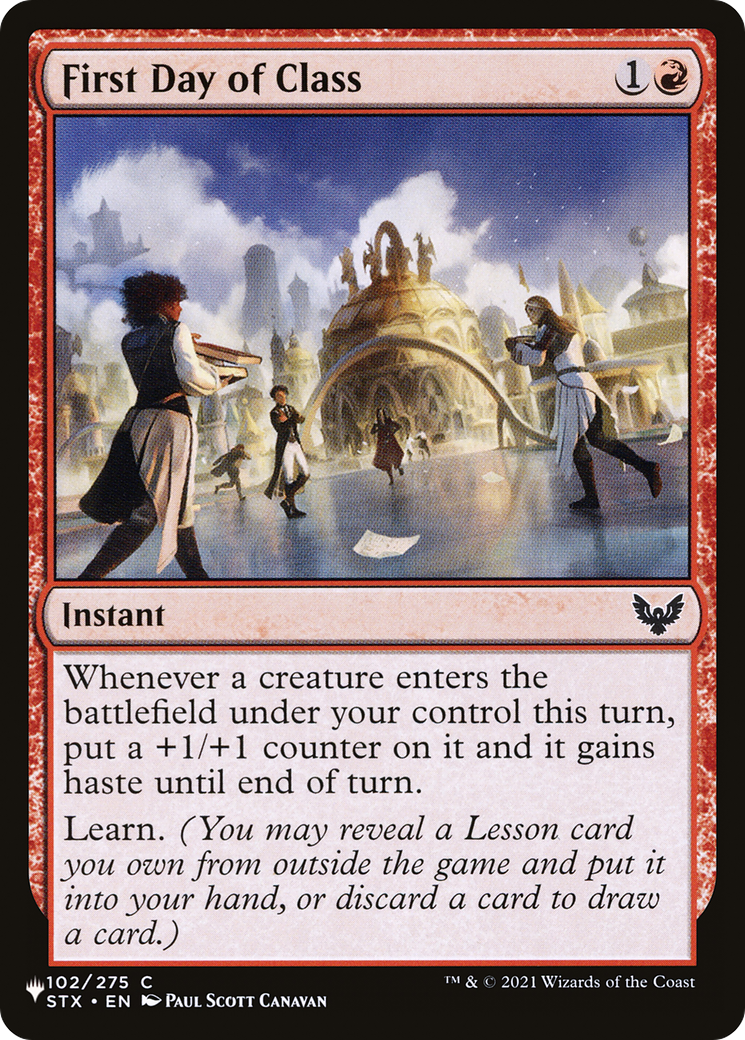 First Day of Class [The List] | Rook's Games and More