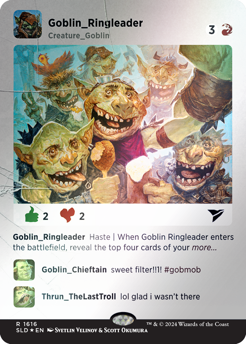 Goblin Ringleader (Rainbow Foil) [Secret Lair Drop Series] | Rook's Games and More