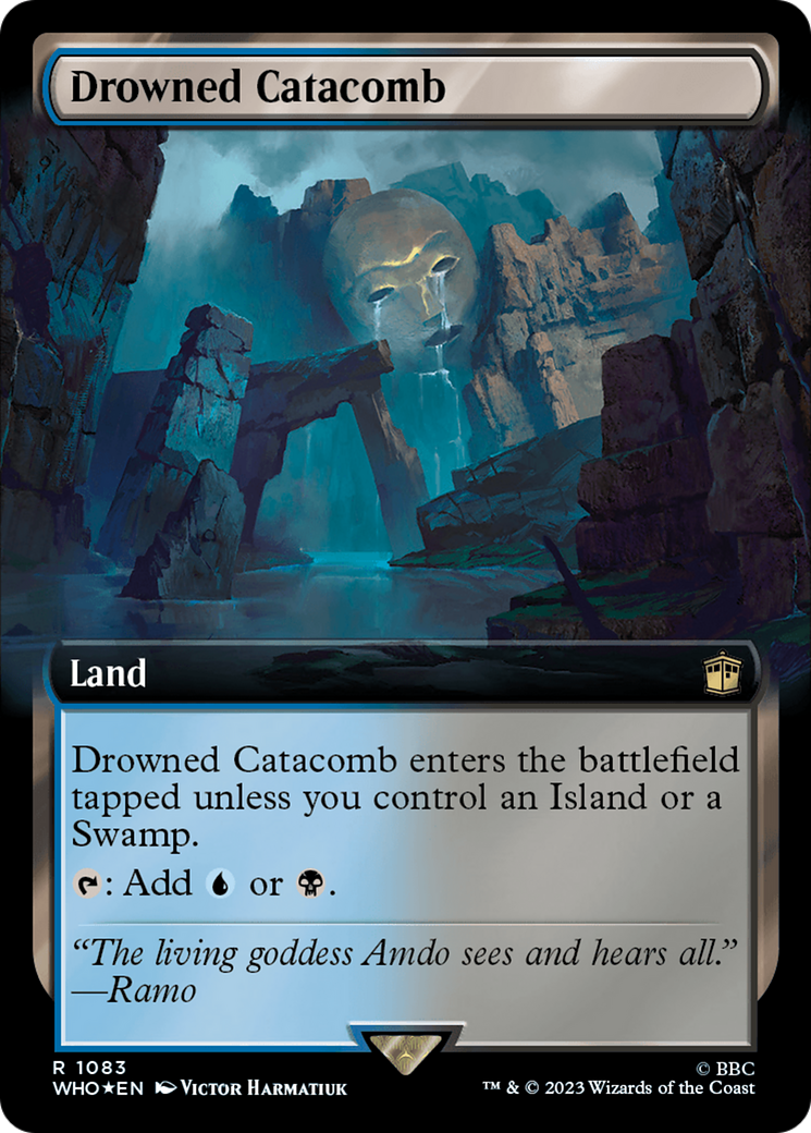 Drowned Catacomb (Extended Art) (Surge Foil) [Doctor Who] | Rook's Games and More