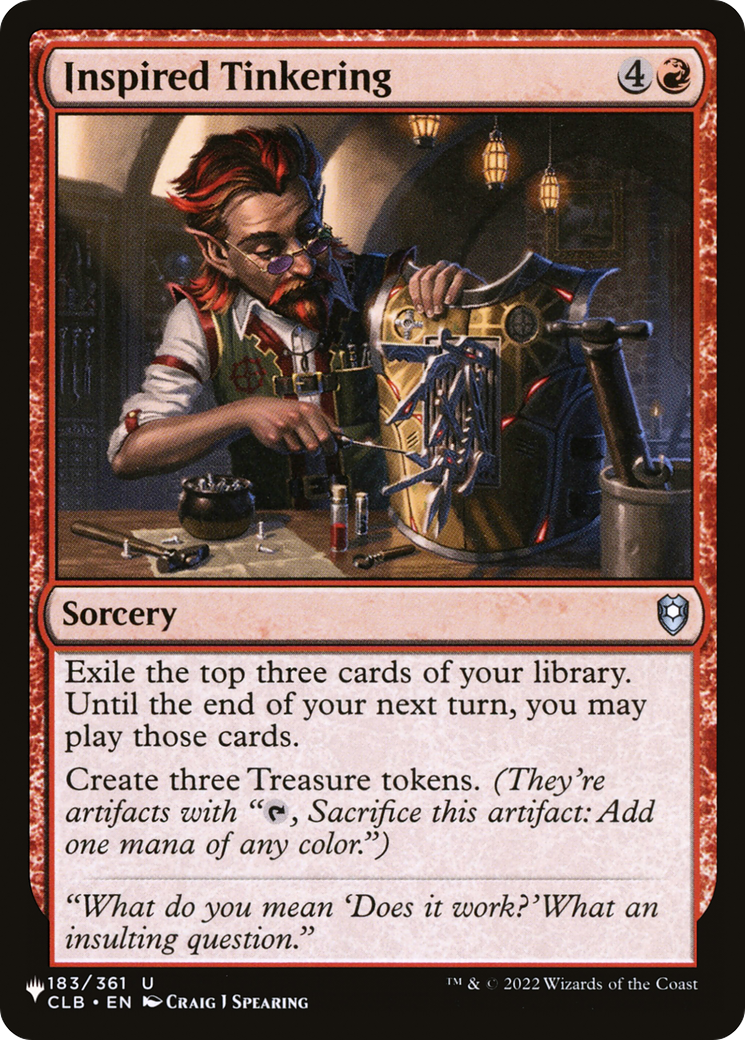 Inspired Tinkering [The List] | Rook's Games and More