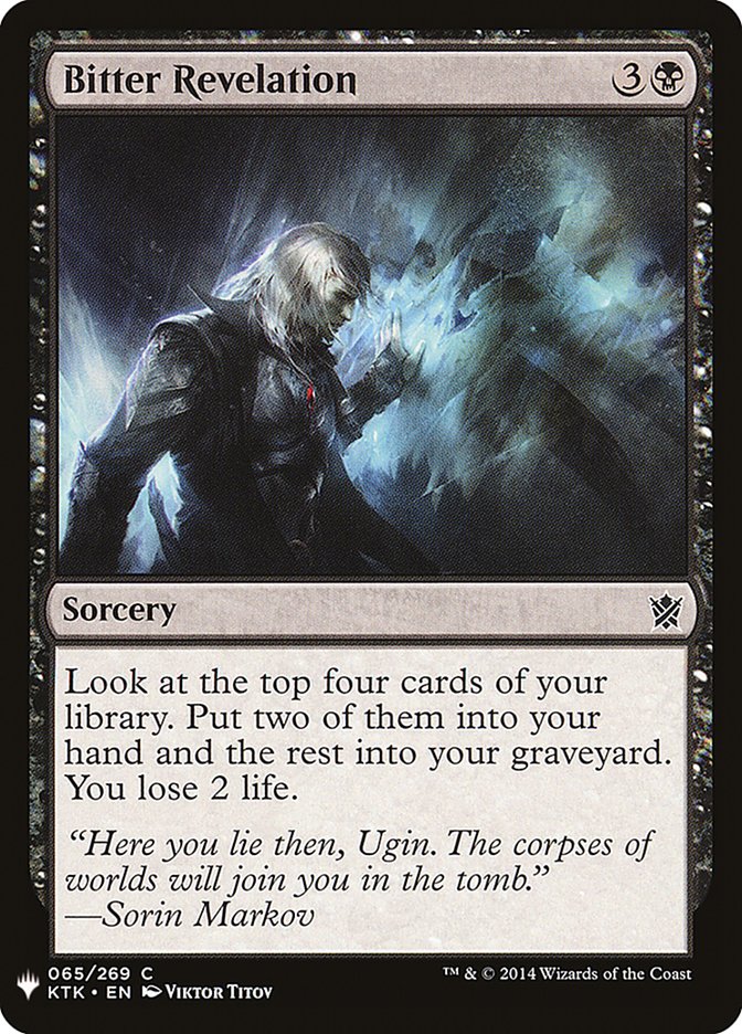 Bitter Revelation [Mystery Booster] | Rook's Games and More