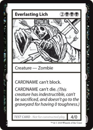 Everlasting Lich (2021 Edition) [Mystery Booster Playtest Cards] | Rook's Games and More