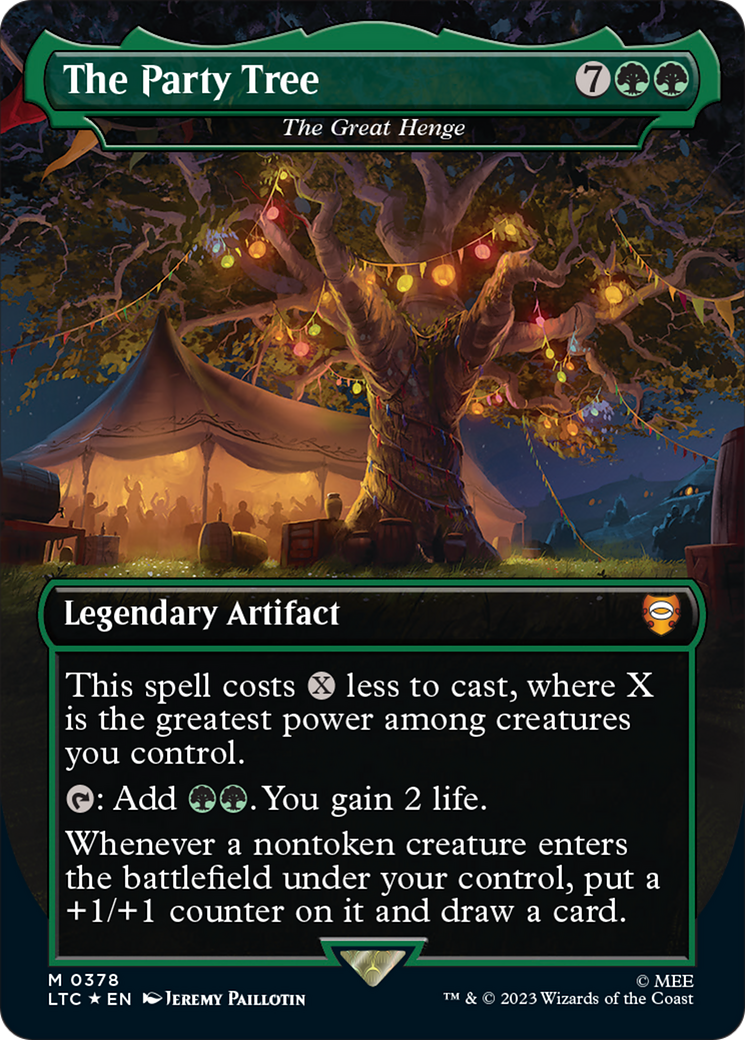 The Party Tree - The Great Henge (Surge Foil Realms and Relics) [The Lord of the Rings: Tales of Middle-Earth Commander] | Rook's Games and More