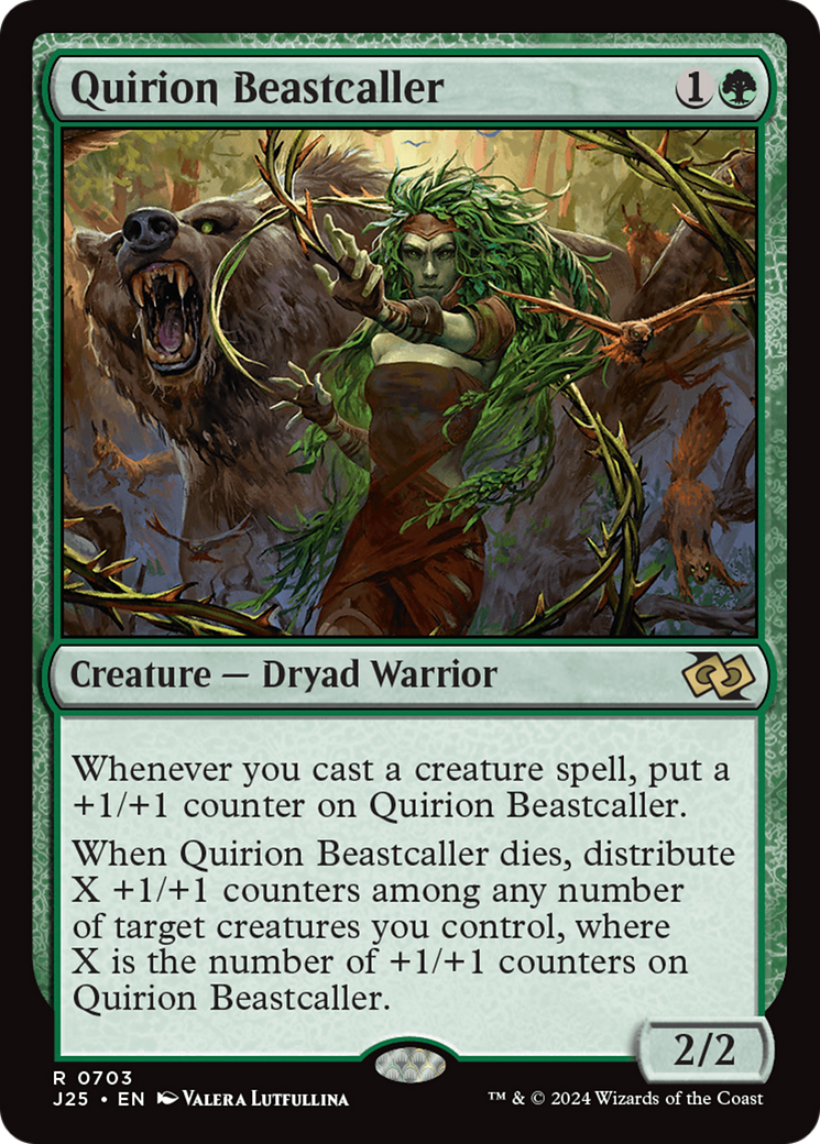 Quirion Beastcaller [Foundations Jumpstart] | Rook's Games and More