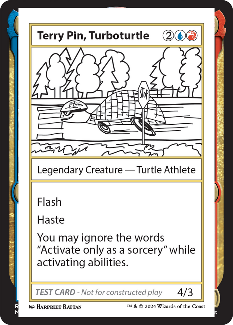 Terry Pin, Turboturtle [Mystery Booster 2 Playtest Cards] | Rook's Games and More