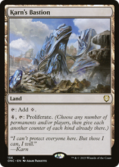 Karn's Bastion [Phyrexia: All Will Be One Commander] | Rook's Games and More