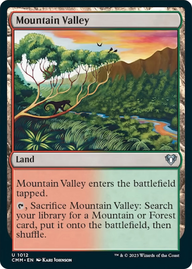 Mountain Valley [Commander Masters] | Rook's Games and More