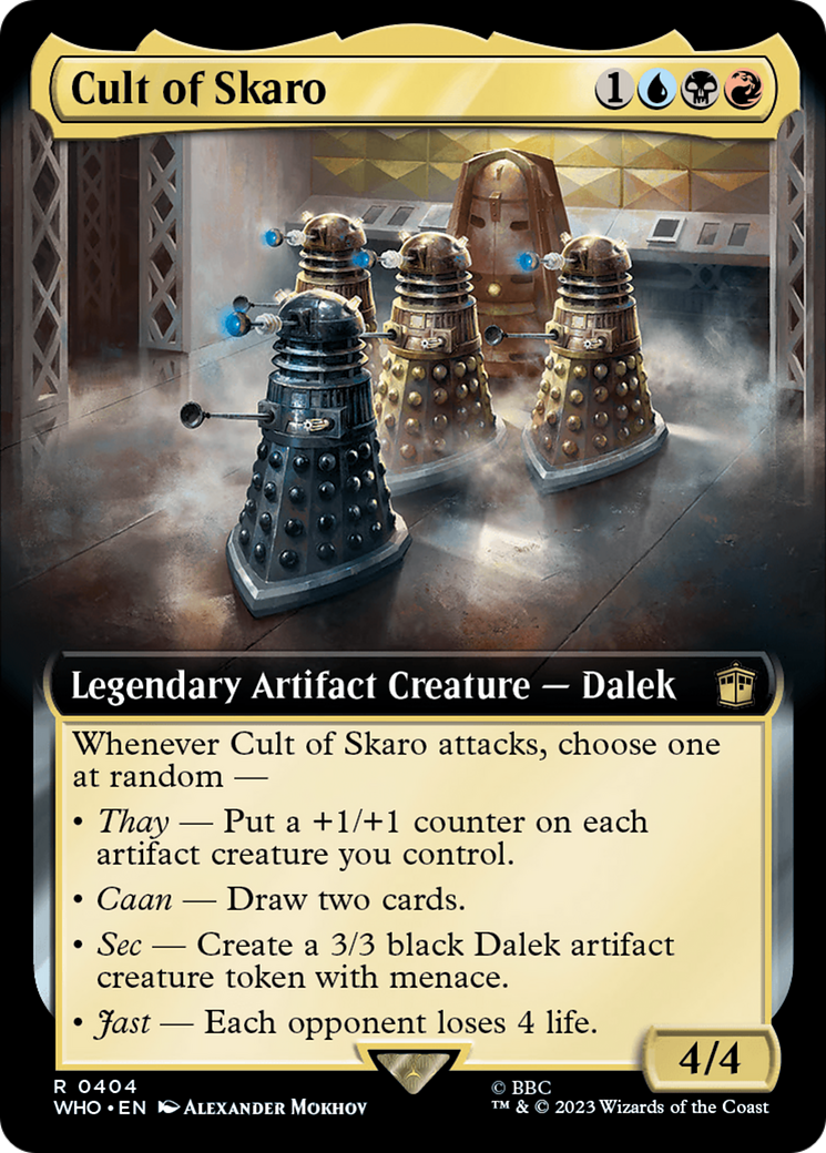 Cult of Skaro (Extended Art) [Doctor Who] | Rook's Games and More