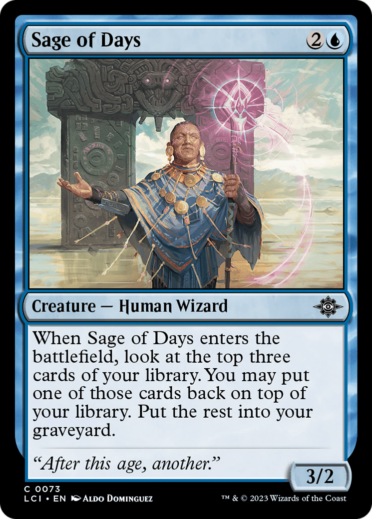Sage of Days [The Lost Caverns of Ixalan] | Rook's Games and More
