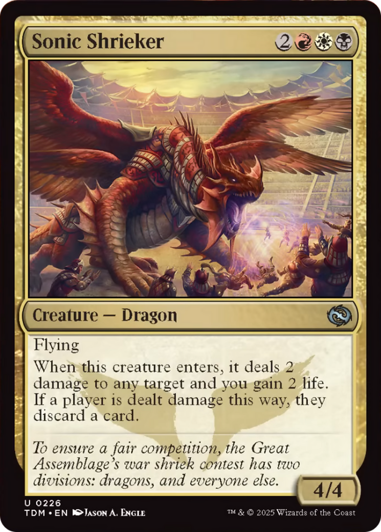 Sonic Shrieker [Tarkir: Dragonstorm] | Rook's Games and More