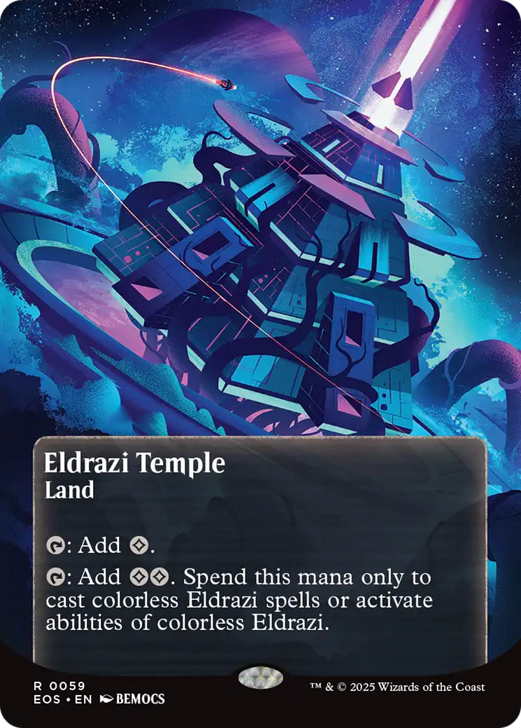 Eldrazi Temple (0059) (Borderless) [Edge of Eternities: Stellar Sights] | Rook's Games and More