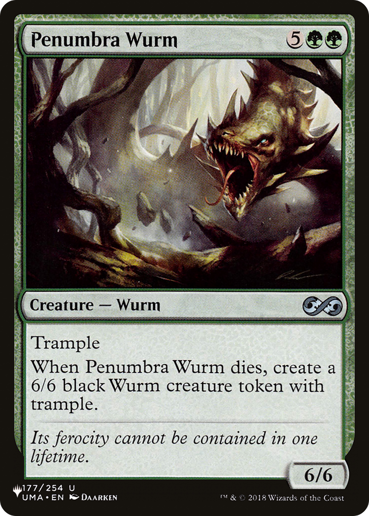 Penumbra Wurm [The List Reprints] | Rook's Games and More