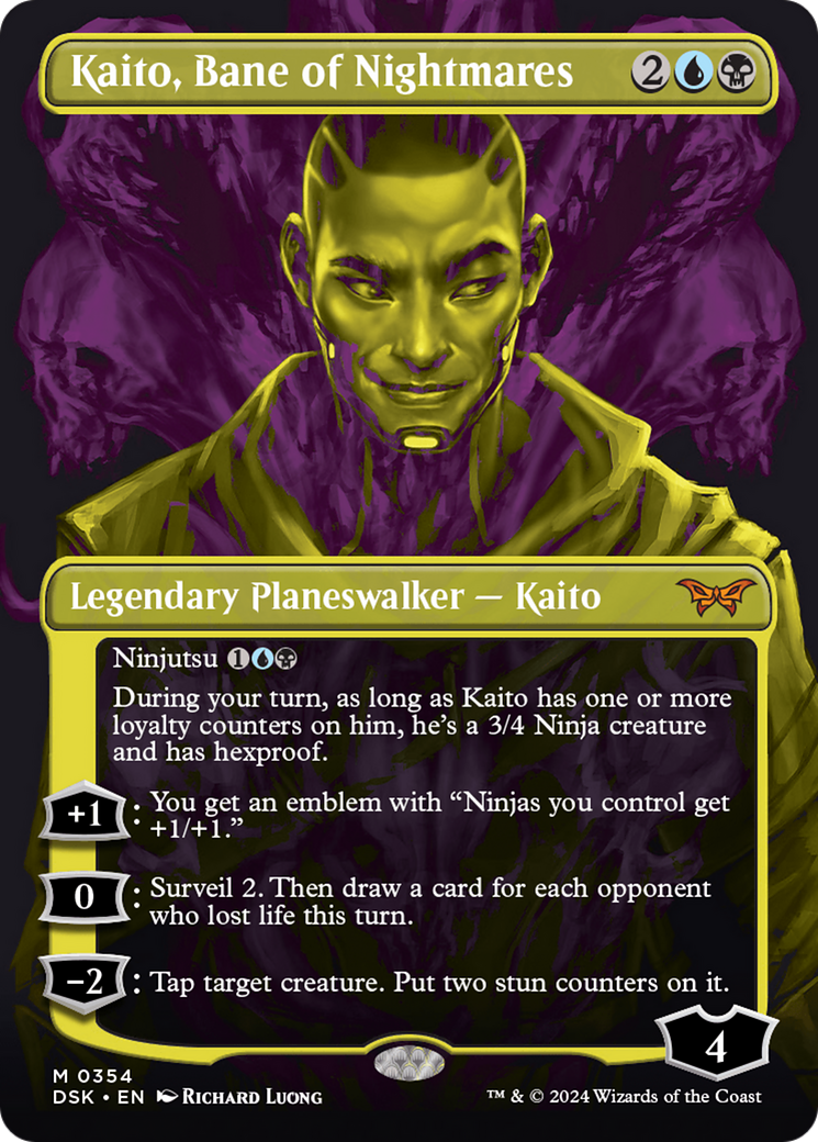 Kaito, Bane of Nightmares (Showcase) [Duskmourn: House of Horror] | Rook's Games and More