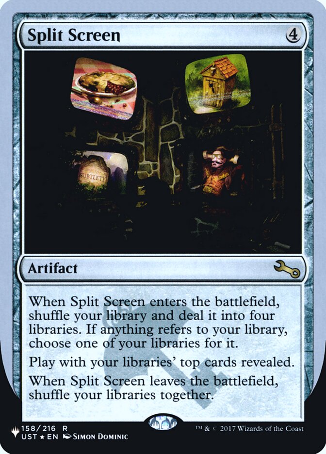 Split Screen (Unfinity Foil Edition) [The List] | Rook's Games and More