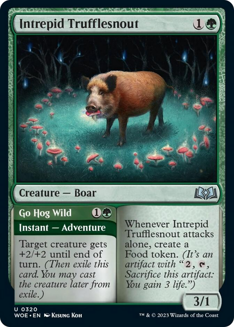 Intrepid Trufflesnout // Go Hog Wild [Wilds of Eldraine] | Rook's Games and More