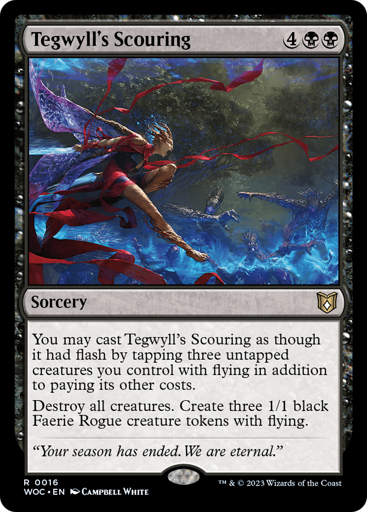 Tegwyll's Scouring [Wilds of Eldraine Commander] | Rook's Games and More
