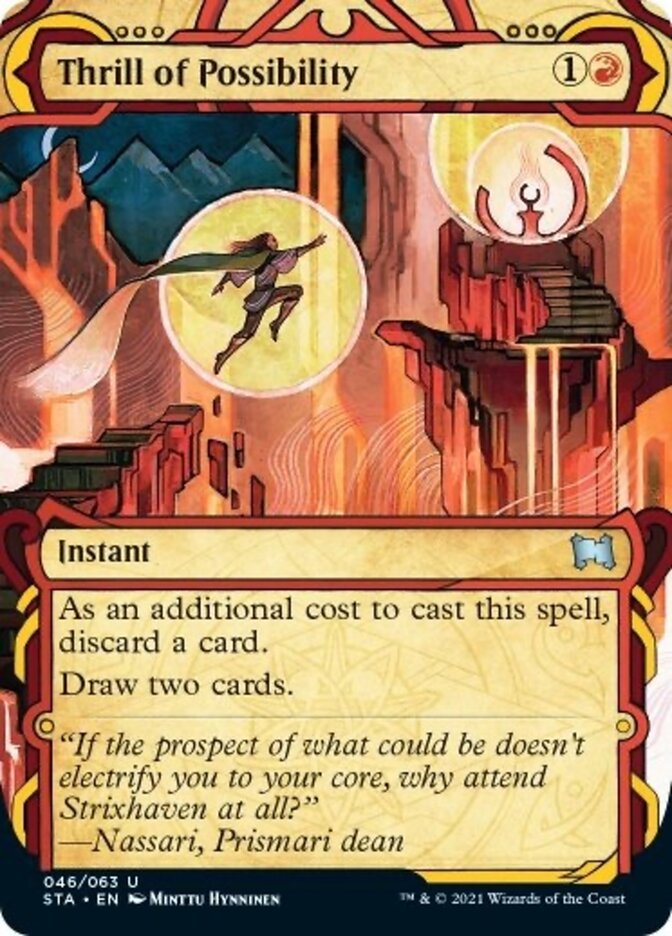 Thrill of Possibility (Foil Etched) [Strixhaven: Mystical Archive] | Rook's Games and More