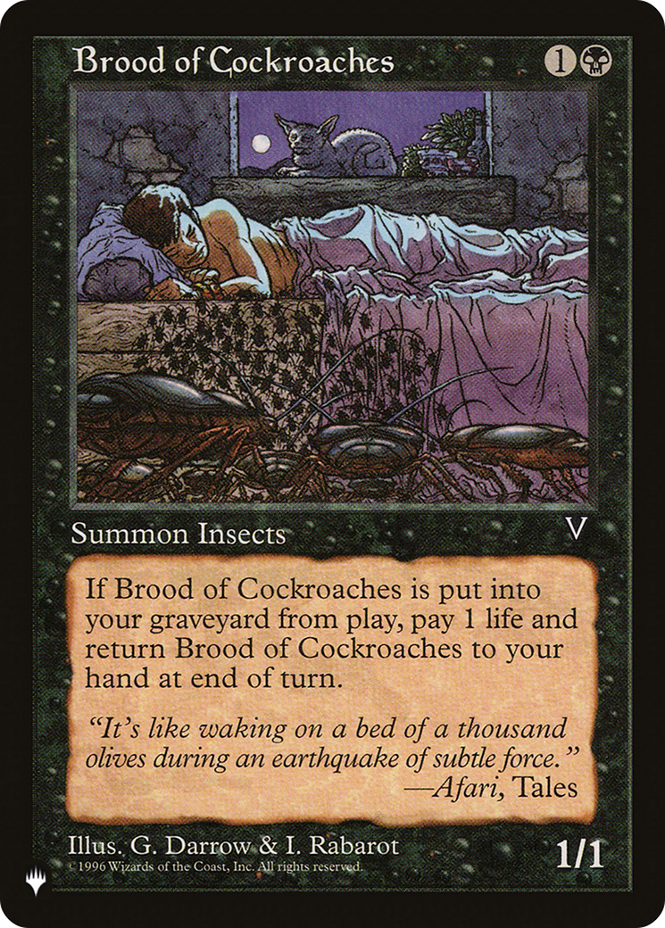 Brood of Cockroaches [The List Reprints] | Rook's Games and More