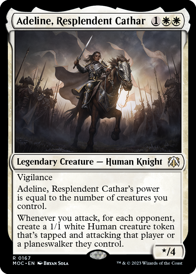 Adeline, Resplendent Cathar [March of the Machine Commander] | Rook's Games and More