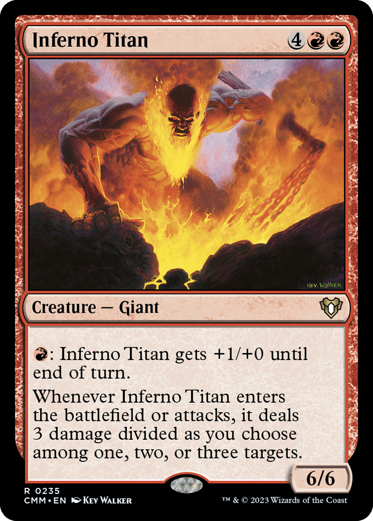 Inferno Titan [Commander Masters] | Rook's Games and More