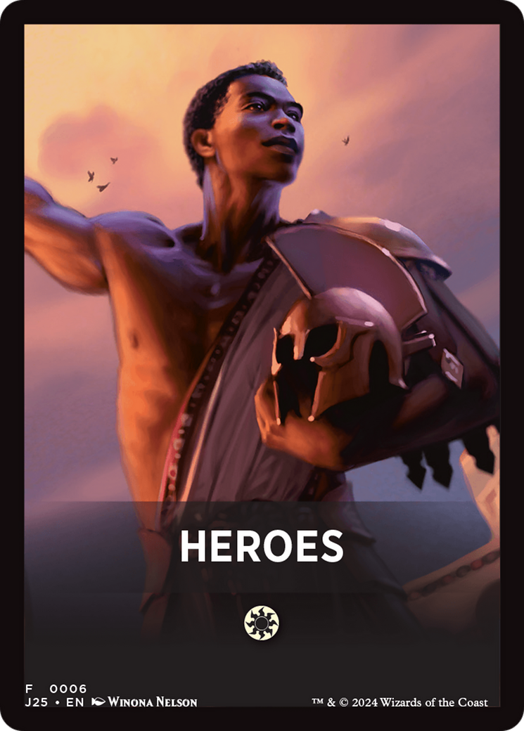 Heroes Theme Card [Foundations Jumpstart Front Cards] | Rook's Games and More
