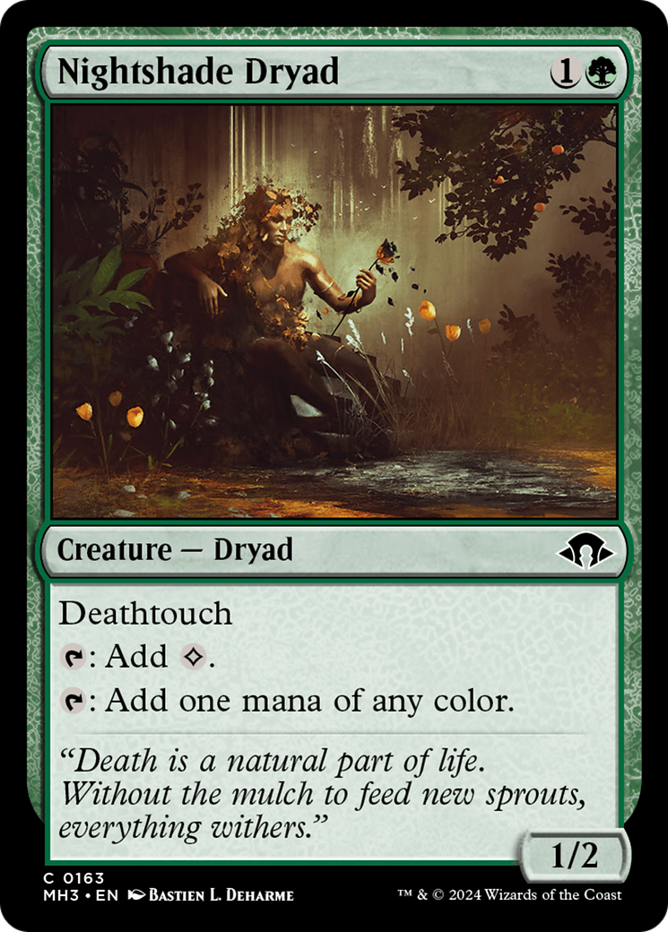 Nightshade Dryad [Modern Horizons 3] | Rook's Games and More