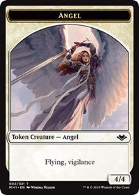 Angel (002) // Soldier (004) Double-Sided Token [Modern Horizons Tokens] | Rook's Games and More