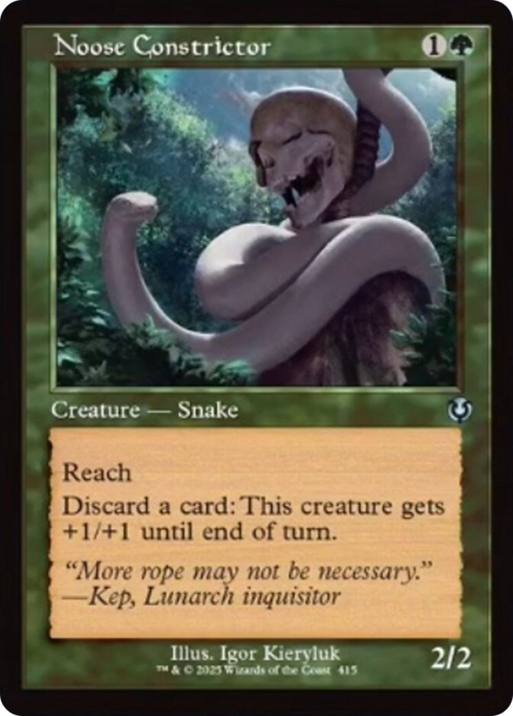 Noose Constrictor (Retro Frame) [Innistrad Remastered] | Rook's Games and More