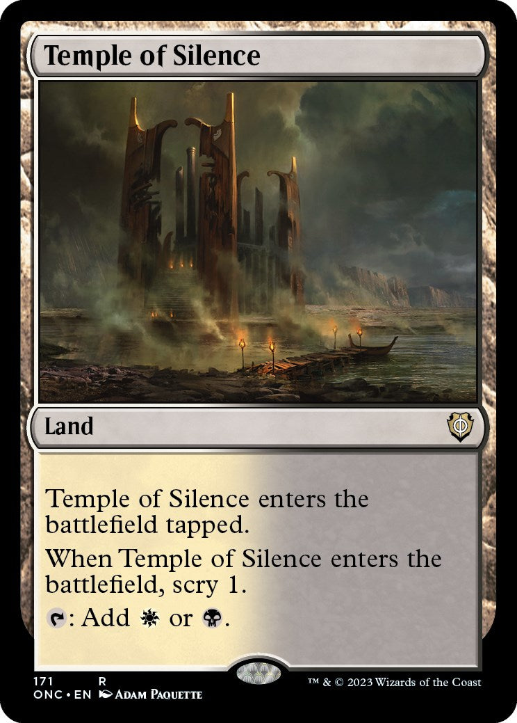 Temple of Silence [Phyrexia: All Will Be One Commander] | Rook's Games and More