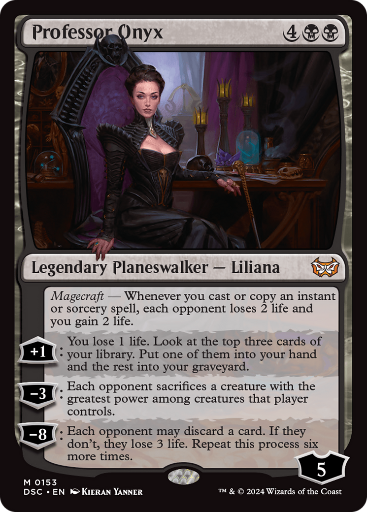 Professor Onyx [Duskmourn: House of Horror Commander] | Rook's Games and More