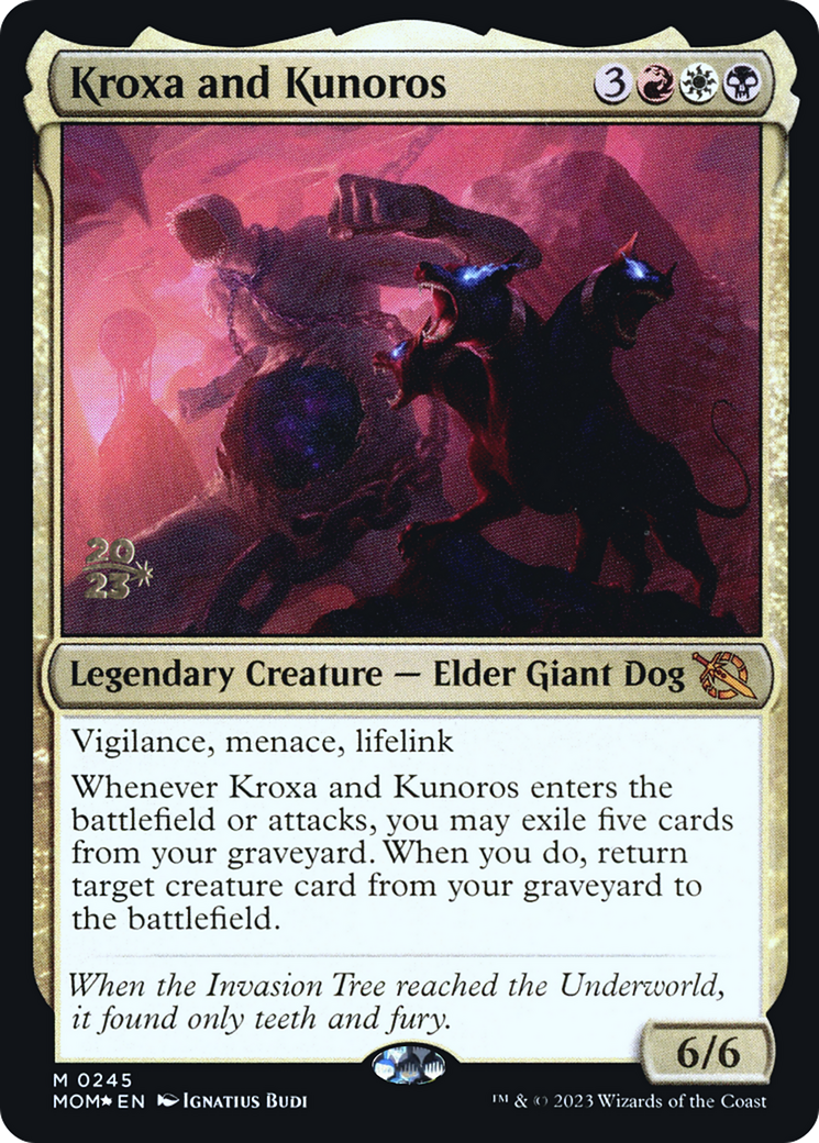 Kroxa and Kunoros [March of the Machine Prerelease Promos] | Rook's Games and More