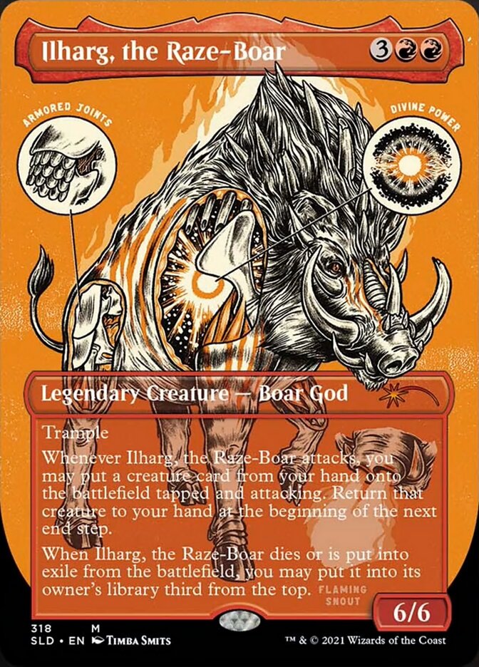 Ilharg, the Raze-Boar (Borderless) [Secret Lair Drop Series] | Rook's Games and More