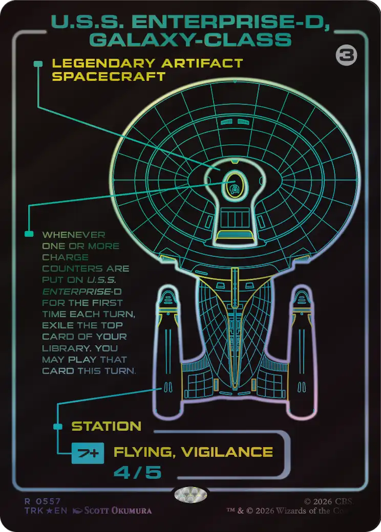 U.S.S. Enterprise-D, Galaxy-Class (Showcase) [Star Trek] | Rook's Games and More
