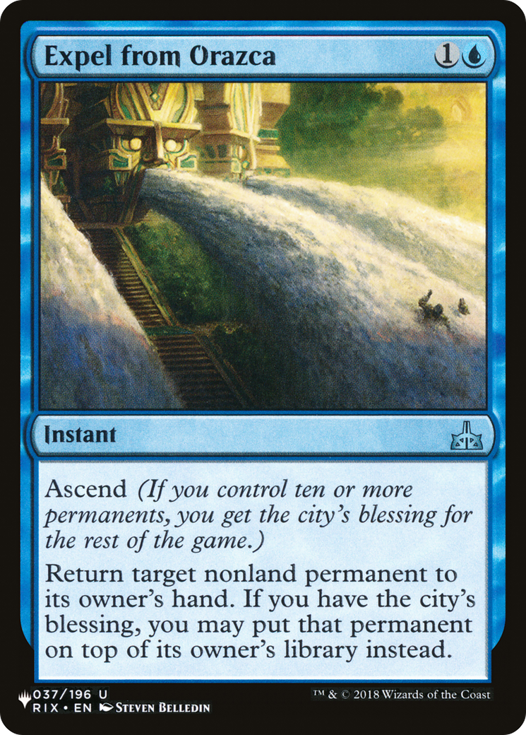 Expel from Orazca [The List] | Rook's Games and More