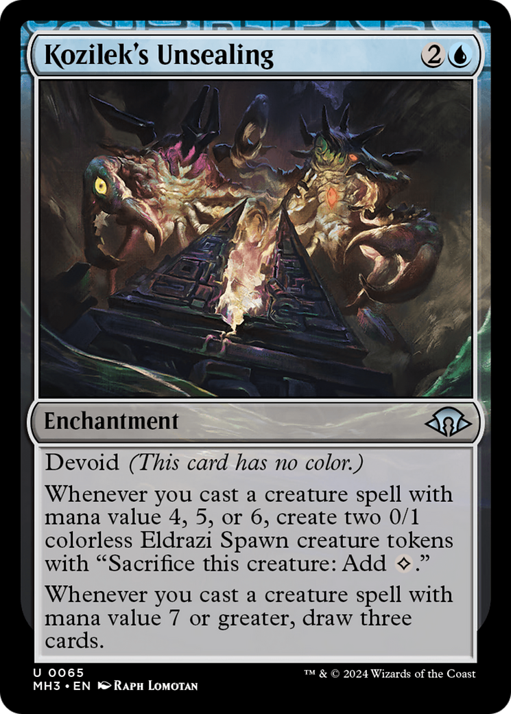 Kozilek's Unsealing [Modern Horizons 3] | Rook's Games and More