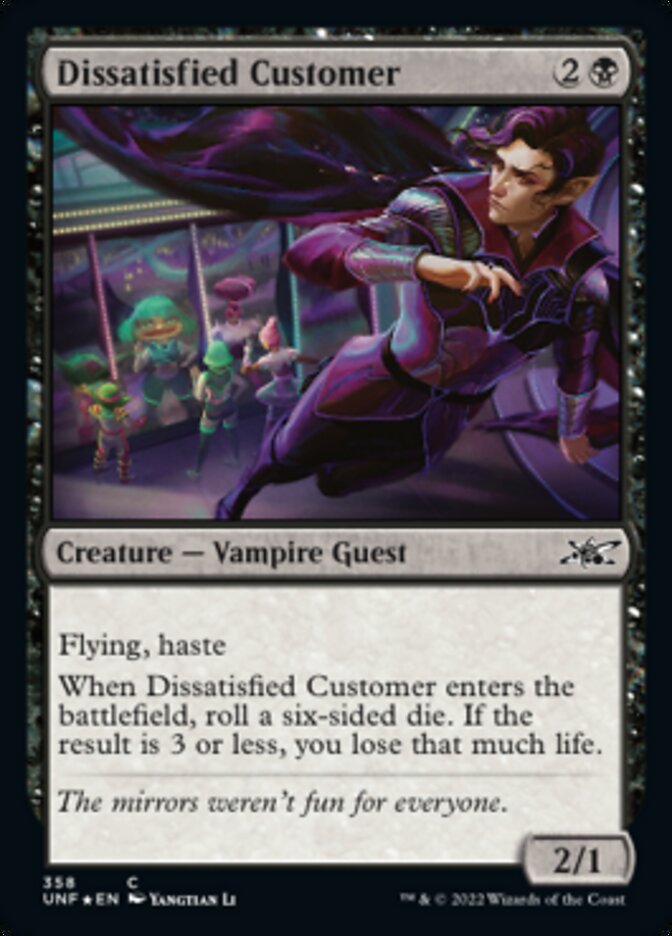 Dissatisfied Customer (Galaxy Foil) [Unfinity] | Rook's Games and More